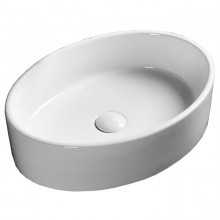 Раковина накладная Cerutti SPA CR7016 50x35.5 белый
