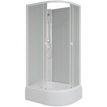 Душевая кабина Niagara Promo P100/70/26L/MT/BK 100x70 белый/матовый