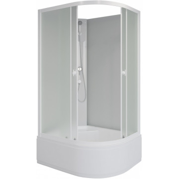 Душевая кабина Niagara Promo P90/70/40L/MT/BK 90x70 белый/матовый