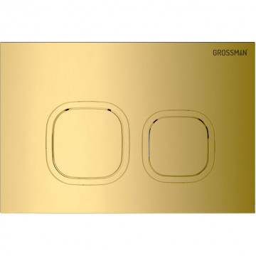 Клавиша смыва Grossman Cosmo 700.K31.02.300.300 золото глянцевое