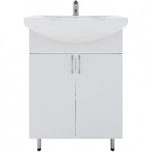 Тумба с раковиной Orange Лайт 60 LA-60TUW+GR белый