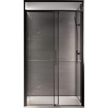 Душевая дверь Veconi Premium Trento PTD40-B-140-01-C4 140 черный матовый/прозрачное