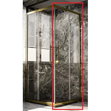 Душевая стенка Veconi Premium Trento PTC20-G-100-01-C4 100 золото/прозрачное