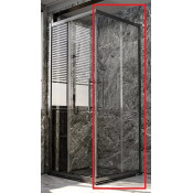 Душевая стенка Veconi Premium Trento PTC20-GR-120-01-C4 120 графит/прозрачное