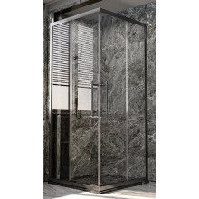 Душевой уголок Veconi Premium Trento PTC20-GR-100100-01-C4 100x100 графит/прозрачное