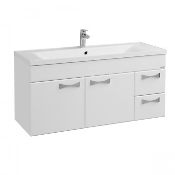 Тумба с раковиной Aquaton Диор 1A1106K2DR010 120 белый