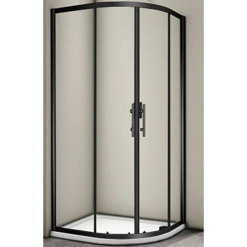Душевой уголок Veconi Rovigo RV-07B RV07B-80-01-C3 80x80 черный/прозрачное