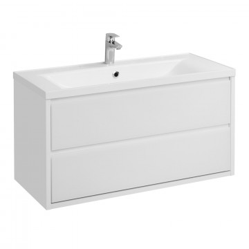 Тумба с раковиной Aquaton Римини 1A2328K3RN010 100 белый