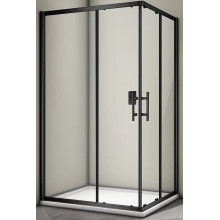 Душевой уголок Veconi Rovigo RV-30B RV30B-12090-01-C3 120x90 черный матовый/прозрачное