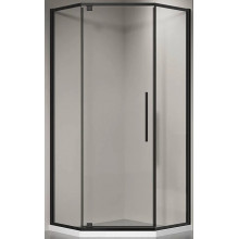 Душевой уголок Veconi Rovigo RV-35B RV35B-90-01-C7 90x90 черный матовый/прозрачное