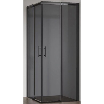 Душевой уголок Veconi Rovigo RV-50B RV50B-9090-05-C8 90x90 черный матовый/тонированное