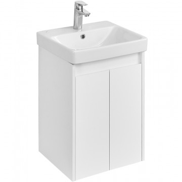 Тумба с раковиной Акватон Сканди Doors 1A2787K0SD010 45 белый