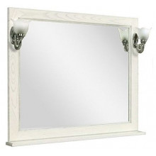 Зеркало Aquaton Жерона 105 1A158802GEM20 белое серебро 