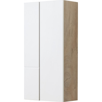Шкаф Акватон Мишель 1A243903MIX40 дуб эндгрейн/белый