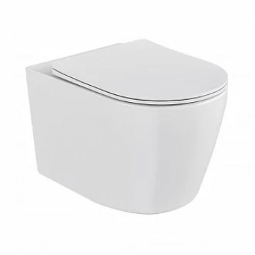 Унитаз подвесной HANSMANN ROUND (сиденье дюропласт с микролифтом)УНИ0002