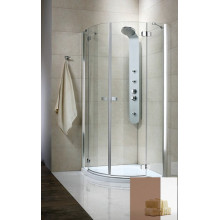 Душевой уголок Radaway Fuenta PDD 381002-08N 80x80 хром/коричневое
