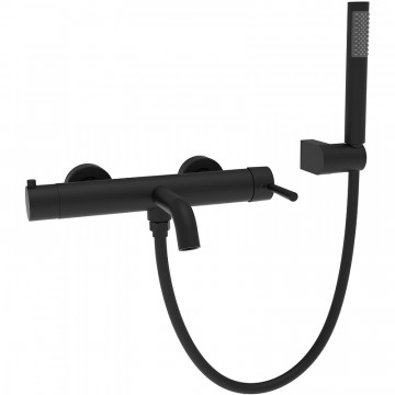Смеситель для ванны Raiber Graceful RPB-003 черный матовый