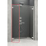 Неподвижная стенка Radaway Arta DWS 386092-03-01L 415 L хром/прозрачное