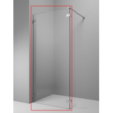 Душевое ограждение Radaway Euphoria Walk-in W3 383130-01-01 80 хром/прозрачное