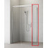 Душевая стенка Radaway Idea KDJ S1 387051-01-01R 80 правая хром/прозрачное
