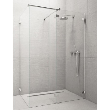 Душевое ограждение Radaway Euphoria Walk-in III 383130-01-01/383122-01-01/383160-01-01 80x100 хром/прозрачное