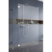 Душевое ограждение Radaway Euphoria Walk-in VI 383172-01-01/383150-01-01 100x80 хром/прозрачное
