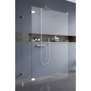 Душевое ограждение Radaway Euphoria Walk-in VI 383176-01-01/383151-01-01 140x90 хром/прозрачное