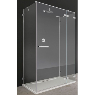 Душевой уголок Radaway Euphoria KDJ S 383812-01R/383221-01R/383056-01/383034-01 110x75 R хром/прозрачное