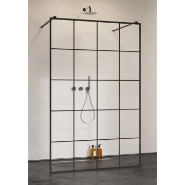 Душевая перегородка Radaway Modo Black I Factoryy 388124-54-57 120 черный/прозрачное