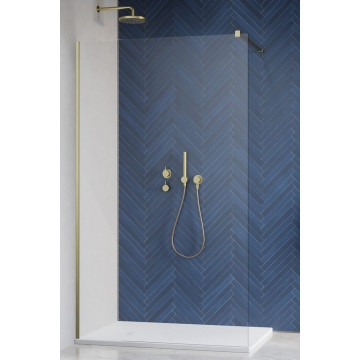 Душевая перегородка Radaway Modo New Brushed Gold II 389155-99-01 155 брашированное золото/прозрачное