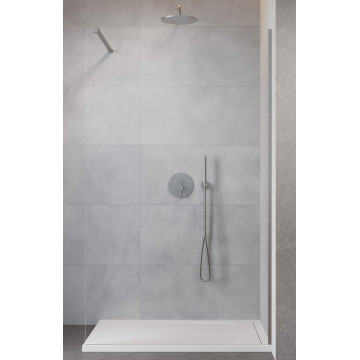 Душевая перегородка Radaway Modo New Brushed Nickel II 389104-91-01 100 брашированный никель/прозрачное