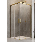 Душевой уголок Radaway Idea KDD 387062-09-01L/387064-09-01R 100Lx120R золото/прозрачное