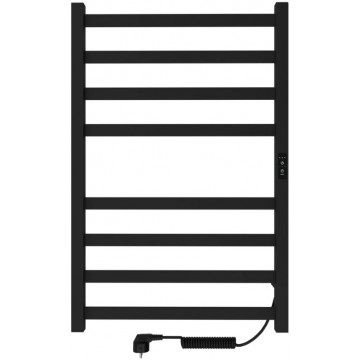 Электрический полотенцесушитель Indigo Oktava Slim 3 LСLOKS3E80-50BRRt 80x50 черный муар