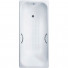 Чугунная ванна Delice Aurora DLR230604R-AS 160x75 с отверстиями под ручки и антискользящим покрытием, белый