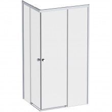 Душевой уголок AM.PM X-Joy W94G-403-10080-MТ 100x80 матовый хром/прозрачное
