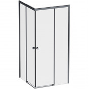 Душевой уголок AM.PM X-Joy W94G-403-9090-BТ 90x90 черный/прозрачное