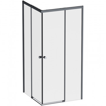 Душевой уголок AM.PM X-Joy W94G-403-9090-BТ 90x90 черный/прозрачное