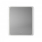 Зеркало Art&Max Genova AM-Gen-600-800-DS-F-White 60х80 с подсветкой, белый матовый
