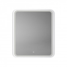 Зеркало Art&Max Genova AM-Gen-600-800-DS-F-White 60х80 с подсветкой, белый матовый