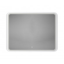 Зеркало Art&Max Genova AM-Gen-900-800-DS-F-White 90х80 с подсветкой, белый матовый