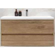 Тумба с раковиной Art&Max Family-M Family-M-1000-2C-SO-HG/AM-LAV-1000-MR-FА harbor golden
