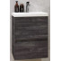Тумба с раковиной Art&Max Family-M Family-M-400-2C-SO-IS/AM-LAV-400-MR-A iron stone