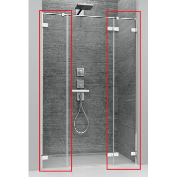 Комплект неподвижных стенок Radaway Arta DWJS  1386122-03-01R 32.1 R хром/прозрачное