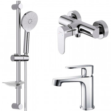 Комплект смесителей Aquatek Оберон AQ1231CR хром