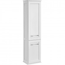 Шкаф-колонна ASB-Woodline Венеция 11965 40 белый/патина серебро