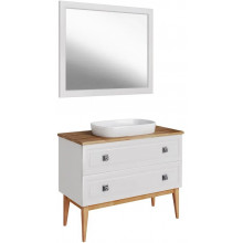 Комплект мебели для ванной ASB-Woodline Каталина 1209801 100 белый