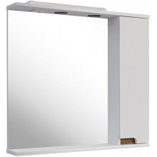 Зеркальный шкаф АСБ-Мебель Вита 9901 80x75 белый