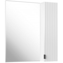 Зеркальный шкаф АСБ-Мебель Дора 9962 60x71 белый глянец