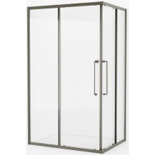 Душевой уголок Cezares Relax RELAX-304-AH-2-120/90-C-GM 120x90 оружейная сталь/прозрачное