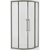 Душевой уголок Cezares Relax RELAX-304-R-2-90-C-GM 90x90 оружейная сталь/прозрачное